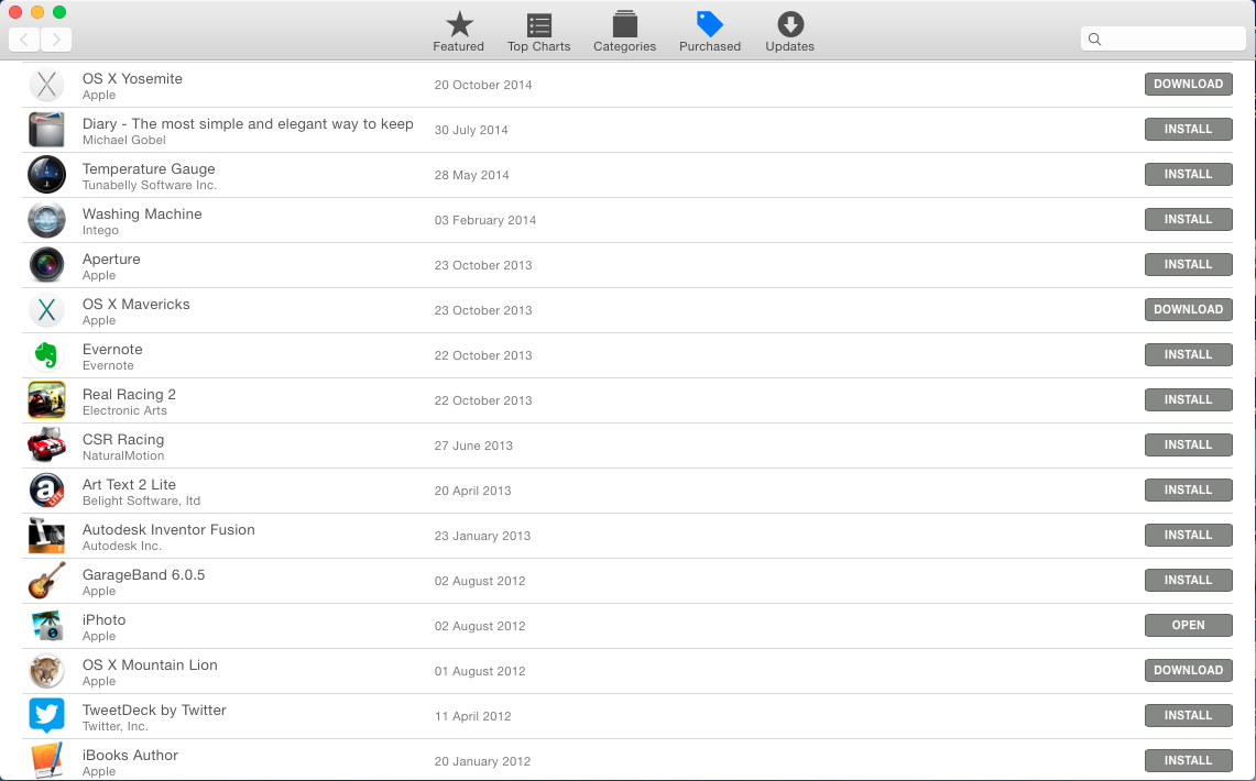 Apple mac os versions downloads
